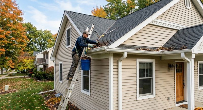 Rain Gutter Clearing in Monmouth County, NJ